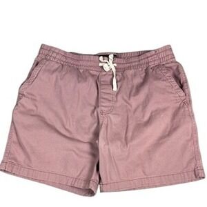 Plugg Unleashed Since 1983 Men XL 38 Dusty Rose Mauve Cargo Shorts Elastic Waist